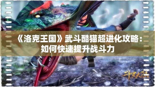 《洛克王国》武斗酷猫超进化攻略：如何快速提升战斗力